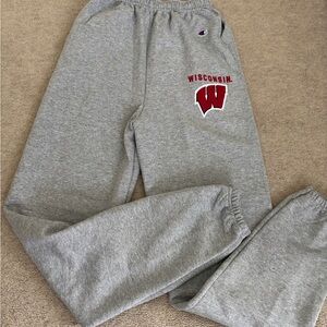 Wisconsin Champion Gray Sweatpants